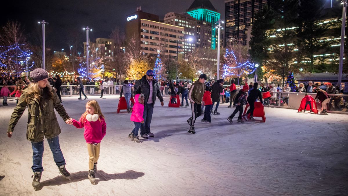 outdoor skating