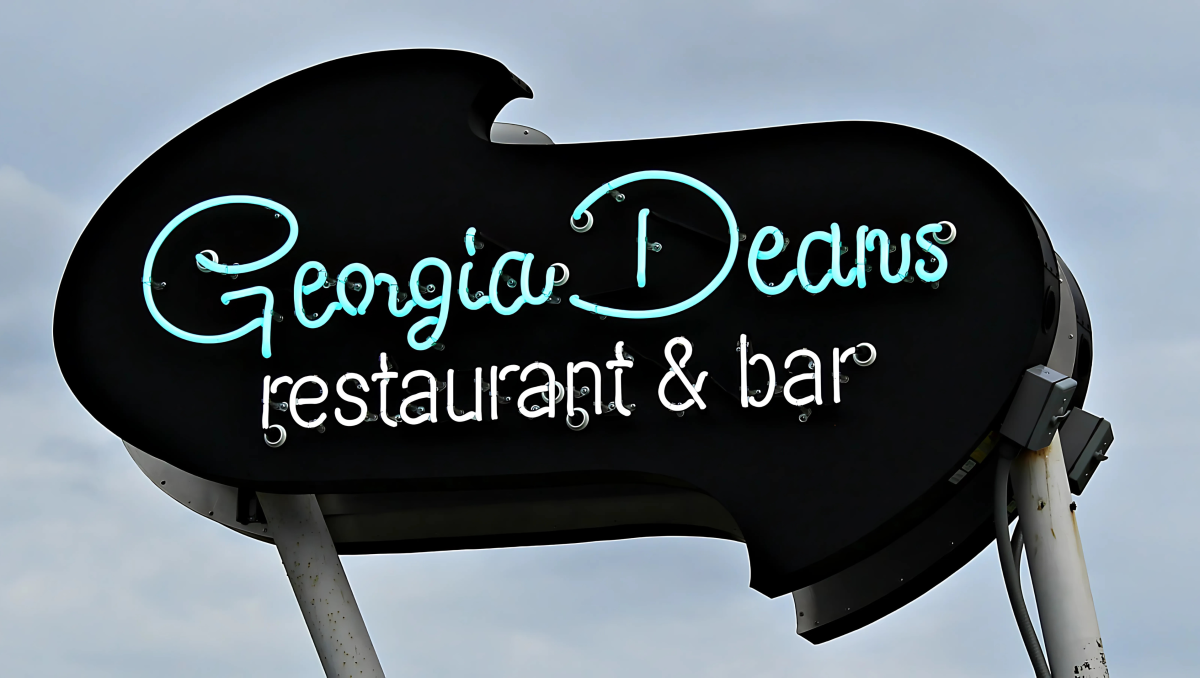 Exterior signage reading Georgia Deans Restaurant & Bar.