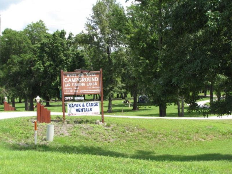 White Oak River Campground Go Camping America