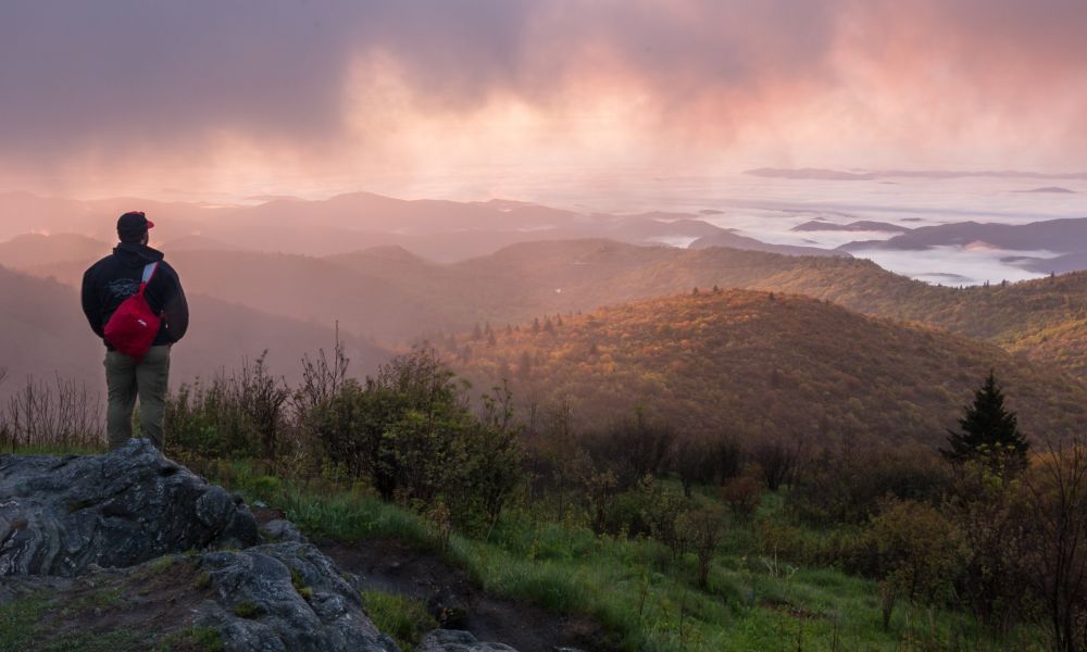 hiking cold mountain