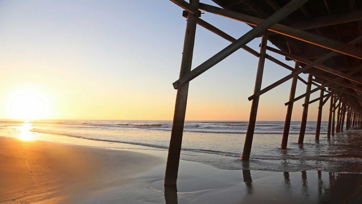 Sunset Beach Brunswick Islands North Carolina