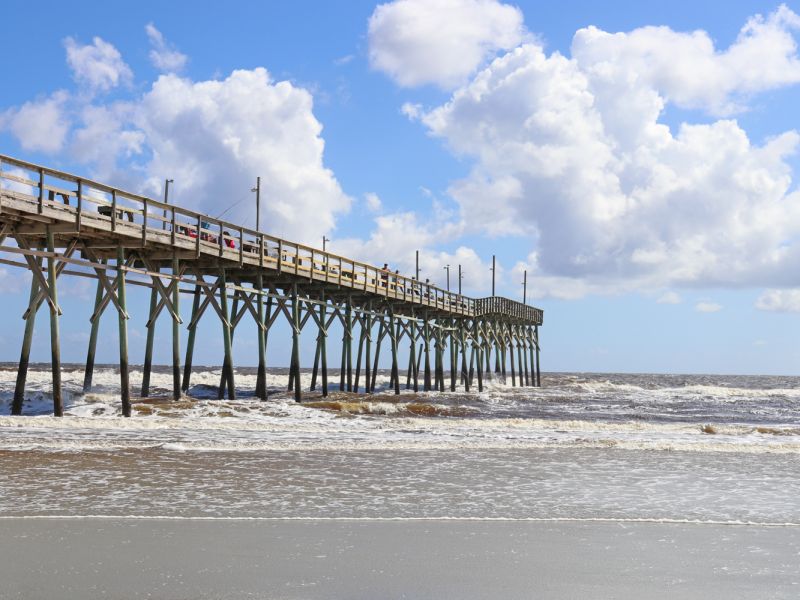 Sunset Beach Pier | VisitNC.com