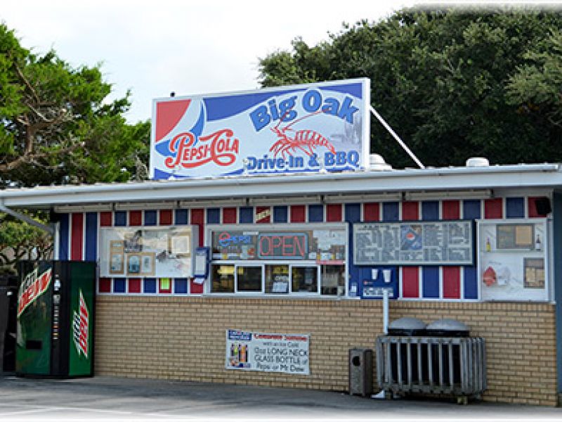 Big Oak Drive In BBQ Island Pizza VisitNC